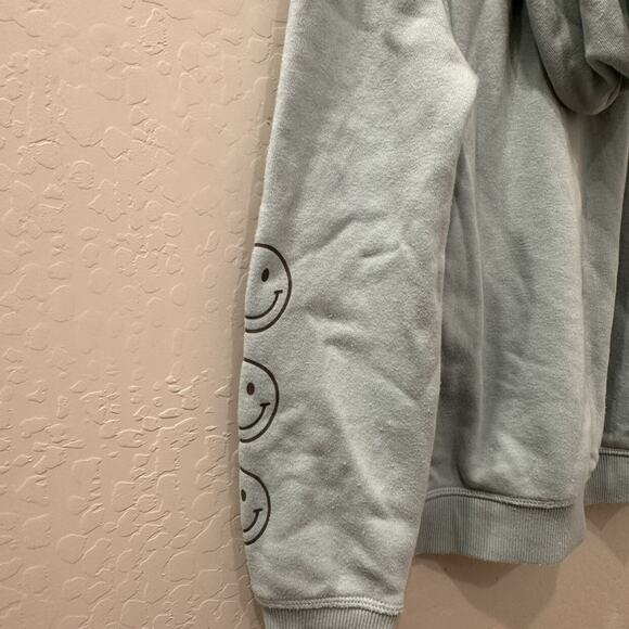 Little Co. Blue Be Positive Hoodie Sweatshirt - Picture 6 of 11